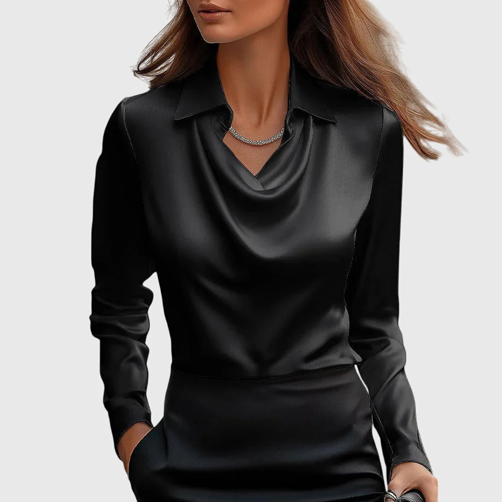 Nieves™ | Blusa elegante en satén suave - Imagen 5