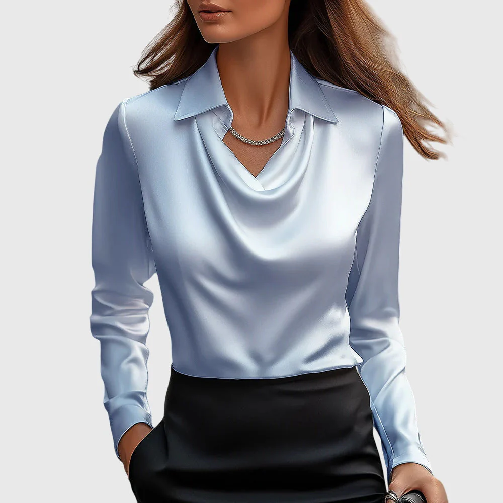 Nieves™ | Blusa elegante en satén suave - Imagen 6