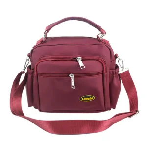 Bolso De Mano Chico Nylon  Mujer  Varios Colores  AZ082